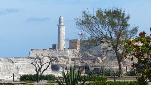 El Morro is an impressive part of the Havana cityscape. 
